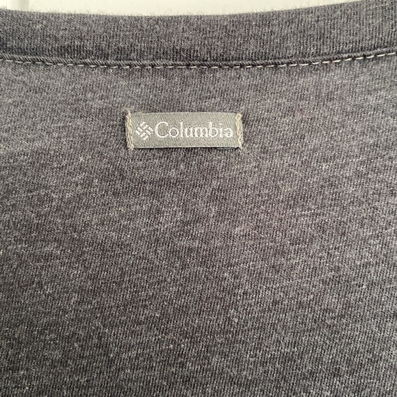 Columbia Colorblock Athletic Workout Long Sleeve T-Shirt Size Large - Picture 7 of 7